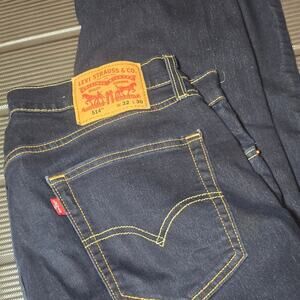 Levi's 514 Men's Dark Blue Slim Straight Jeans